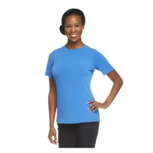 Fashion<Susan Graver Liquid Knit Short Sleeve Crew Neck Top - a world of fashionable women's clothing, including a wide selection of dresses and trendy accessories.