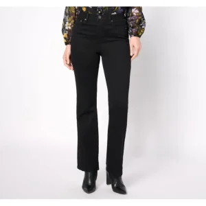 Susan Graver Petite Embellished Pocket Boot-cut Jeans - a world of fashionable women's clothing, including a wide selection of dresses and trendy accessories.> Dresses