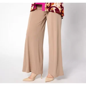Fashion<Susan Graver Petite Liquid Knit High Waisted Wide-Leg Pants - a world of fashionable women's clothing, including a wide selection of dresses and trendy accessories.