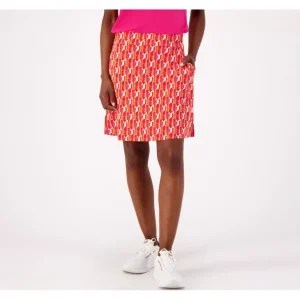 Susan Graver Printed Liquid Knit Skort with Pockets - a world of fashionable women's clothing, including a wide selection of dresses and trendy accessories.> Hat