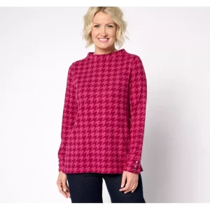 Susan Graver Printed Microfleece Pullover - a world of fashionable women's clothing, including a wide selection of dresses and trendy accessories.> Hat