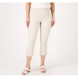 Susan Graver Printed Regular Uptown Stretch Slim Leg Crop Pants - a world of fashionable women's clothing, including a wide selection of dresses and trendy accessories.> Hat