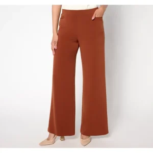 Susan Graver Regular Every Day Liquid Knit Wide Leg Pants - a world of fashionable women's clothing, including a wide selection of dresses and trendy accessories.> Hat