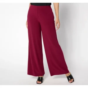 Susan Graver Regular Every Day Textured Liquid Knit Pants - a world of fashionable women's clothing, including a wide selection of dresses and trendy accessories.> Hat
