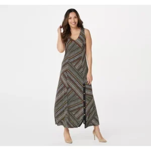 Susan Graver Regular Solid or Printed Liquid Knit Maxi Dress - a world of fashionable women's clothing, including a wide selection of dresses and trendy accessories.> Hat