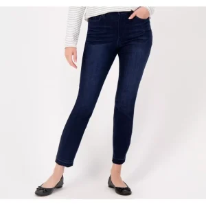 Susan Graver Regular Stretch Denim Pull On Skinny Jean - a world of fashionable women's clothing, including a wide selection of dresses and trendy accessories.> Hat