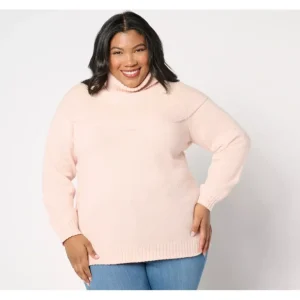 Susan Graver Turtleneck Sweater with Lurex - a world of fashionable women's clothing, including a wide selection of dresses and trendy accessories.> Hat