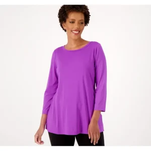Susan Graver Weekend Essentials Cool Touch Bateau Neck Top - a world of fashionable women's clothing, including a wide selection of dresses and trendy accessories.> Hat