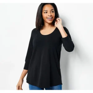 Susan Graver Weekend Essentials Pet Comfy Cotton Tunic - a world of fashionable women's clothing, including a wide selection of dresses and trendy accessories.> Hat