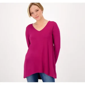 Susan Graver Weekend Essentials Reg. Cool Touch A-Line Tunic - a world of fashionable women's clothing, including a wide selection of dresses and trendy accessories.> Hat