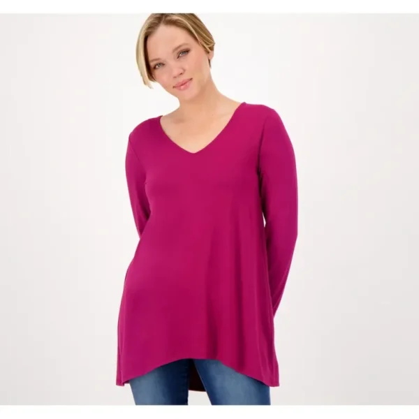 Susan Graver Weekend Essentials Reg. Cool Touch A-Line Tunic - a world of fashionable women's clothing, including a wide selection of dresses and trendy accessories.> Hat