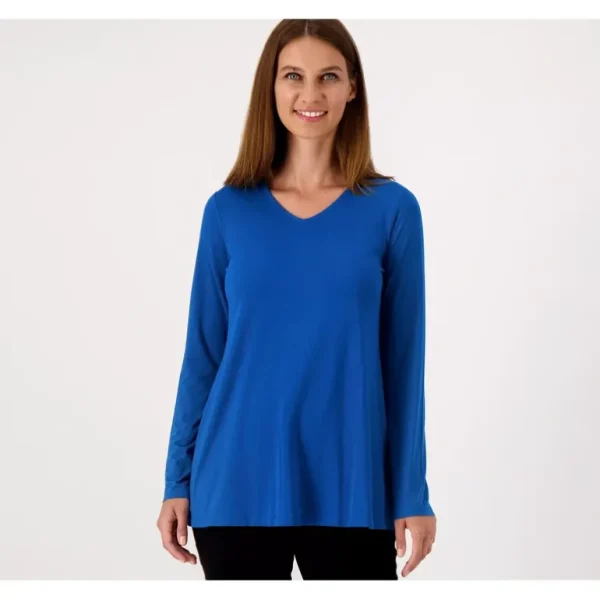 Susan Graver Weekend Petite Essentials Cool Touch A-Line Tunic - a world of fashionable women's clothing, including a wide selection of dresses and trendy accessories.> Hat
