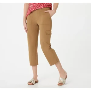 Susan Graver Weekend Petite Premium Stretch Pull-On Crop Pant - a world of fashionable women's clothing, including a wide selection of dresses and trendy accessories.> Shoes