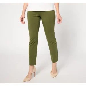 Susan Graver Weekend Petite Premium Stretch Slim Leg Pant - a world of fashionable women's clothing, including a wide selection of dresses and trendy accessories.> Hat