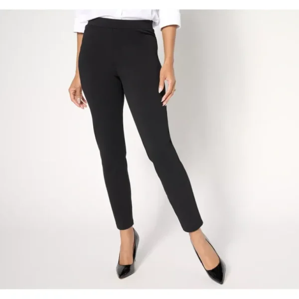 Susan Graver Weekend Petite Premium Stretch Slim-Leg Ankle Pants - a world of fashionable women's clothing, including a wide selection of dresses and trendy accessories.> Hat