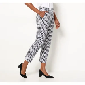 Susan Graver Weekend Regular Premium Stretch Crop Pant - a world of fashionable women's clothing, including a wide selection of dresses and trendy accessories.> Hat