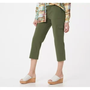 Susan Graver Weekend Regular Premium Stretch Pull-on Crop Pant - a world of fashionable women's clothing, including a wide selection of dresses and trendy accessories.> Shoes