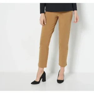 Susan Graver Weekend Regular Premium Stretch Slim Leg Pant - a world of fashionable women's clothing, including a wide selection of dresses and trendy accessories.> Hat