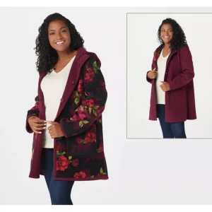 Susan Graver Weekend Reversible Polar Fleece Coat - a world of fashionable women's clothing, including a wide selection of dresses and trendy accessories.> Coats
