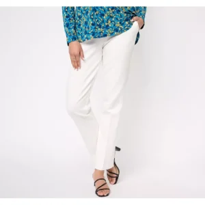 Tailored by Susan Graver Petite Ponte Trousers - a world of fashionable women's clothing, including a wide selection of dresses and trendy accessories.> Hat