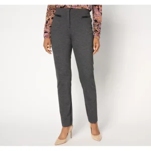 Tailored by Susan Graver Petite Twill SlimLeg Trouser - a world of fashionable women's clothing, including a wide selection of dresses and trendy accessories.> Hat