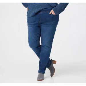 Tall Cozy Touch Full-Lenght Straight-Leg Jeans - a world of fashionable women's clothing, including a wide selection of dresses and trendy accessories.> Hat