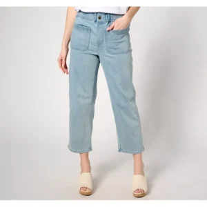 Tall Easy Stretch Denim Straight Leg Crop Jean - a world of fashionable women's clothing, including a wide selection of dresses and trendy accessories.> Hat