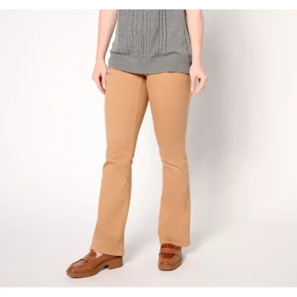 Fashion<Tall Easy Stretch Full Length Baby Boot Pant - a world of fashionable women's clothing, including a wide selection of dresses and trendy accessories.