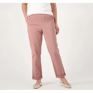 Tall EasyWear Twill Relaxed Pull On Pant - a world of fashionable women's clothing, including a wide selection of dresses and trendy accessories.> Hat