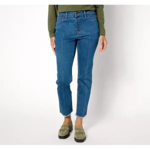 Fashion<Tall Indigo Easy Stretch Straight Leg Ankle Pant - a world of fashionable women's clothing, including a wide selection of dresses and trendy accessories.