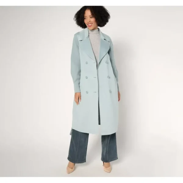 Thread Collective Mixed Media Double Face Coat - a world of fashionable women's clothing, including a wide selection of dresses and trendy accessories.> Coats