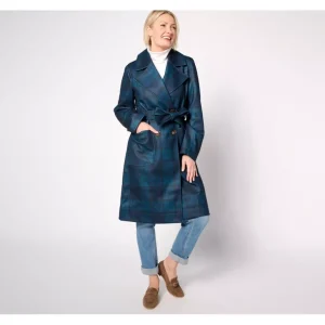 Thread Collective Trench Patterned Trench Coat - a world of fashionable women's clothing, including a wide selection of dresses and trendy accessories.> Coats