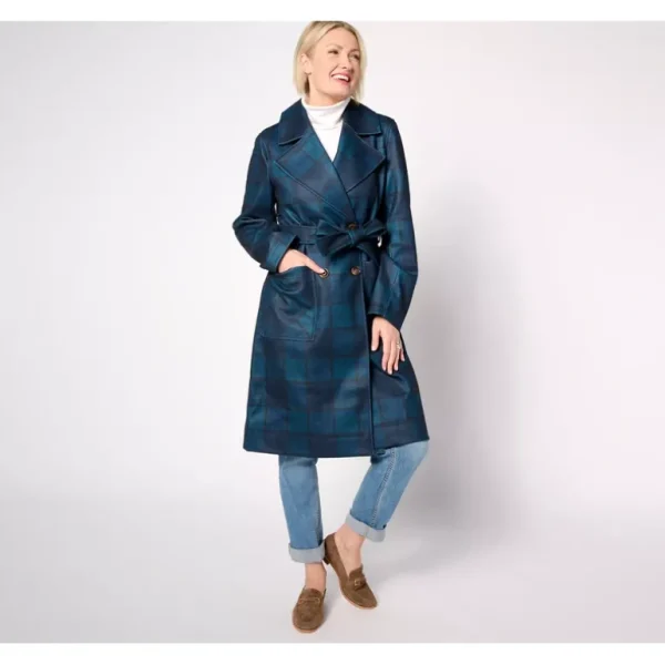 Thread Collective Trench Patterned Trench Coat - a world of fashionable women's clothing, including a wide selection of dresses and trendy accessories.> Coats