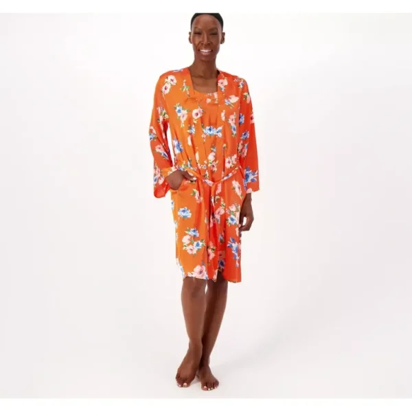 Tolani Collection Chemise and Wrap Robe Set - a world of fashionable women's clothing, including a wide selection of dresses and trendy accessories.> Dresses