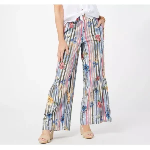 Fashion<Tolani Collection Regular Printed Palazzo Pants with Half Tier - a world of fashionable women's clothing, including a wide selection of dresses and trendy accessories.