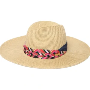Trina by Trina Turk Azure Straw Fedora Hat - a world of fashionable women's clothing, including a wide selection of dresses and trendy accessories.> Hat