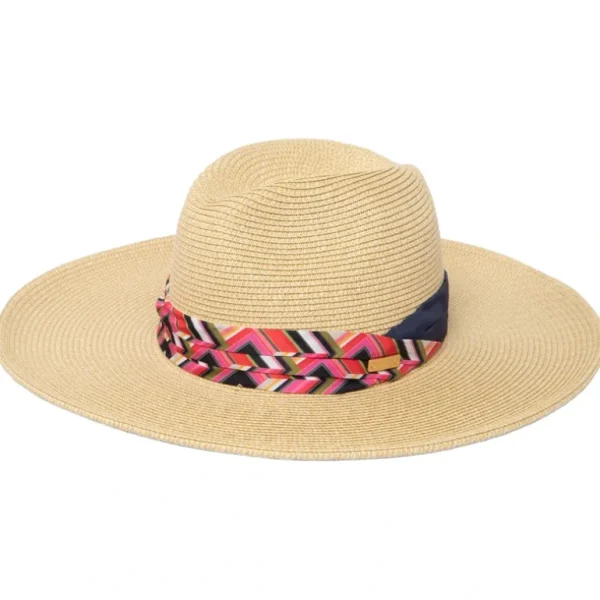 Trina by Trina Turk Azure Straw Fedora Hat - a world of fashionable women's clothing, including a wide selection of dresses and trendy accessories.> Hat