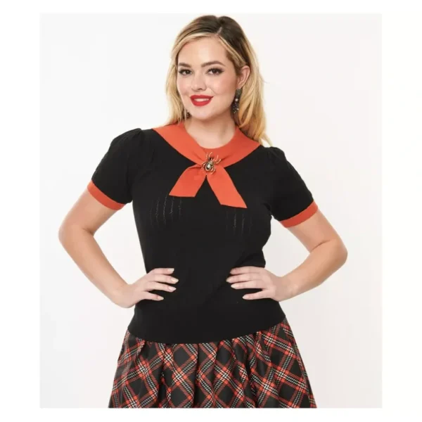 Unique Vintage Black Cream N eck Tie Park Ci ty Sweater - a world of fashionable women's clothing, including a wide selection of dresses and trendy accessories.> Hat