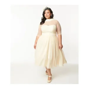 Unique Vintage Ivory Chiffon Boat Neck WeddingDress - a world of fashionable women's clothing, including a wide selection of dresses and trendy accessories.> Hat