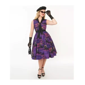 Unique Vintage 1950s Edith Halloween Swing Dress - a world of fashionable women's clothing, including a wide selection of dresses and trendy accessories.> Hat