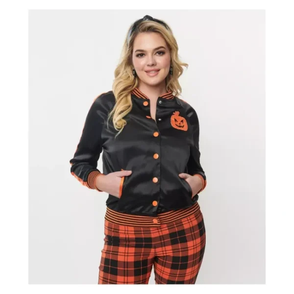 Fashion<Unique Vintage Scream Queen Satin Bomber Jacket - a world of fashionable women's clothing, including a wide selection of dresses and trendy accessories.