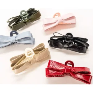 Violet Brooks Paige Faux Patent Leather Bow Claw Clip - a world of fashionable women's clothing, including a wide selection of dresses and trendy accessories.> Dresses