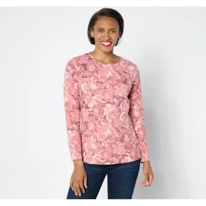 Watercolor Floral Printed Long Sleeve Top - a world of fashionable women's clothing, including a wide selection of dresses and trendy accessories.> Hat