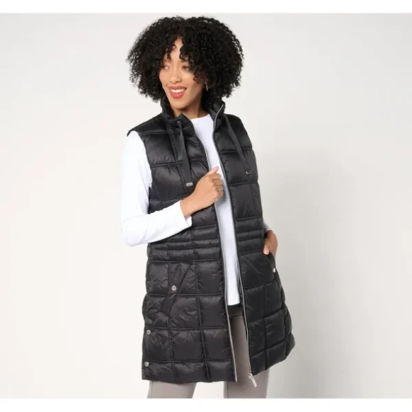 Weatherproof Long Box Quilted Vest - a world of fashionable women's clothing, including a wide selection of dresses and trendy accessories.> Hat