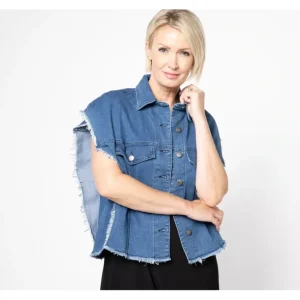 Women with Control My Wonder Denim Sleeveless Jacket - a world of fashionable women's clothing, including a wide selection of dresses and trendy accessories.> Hat