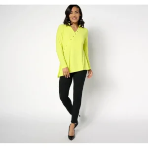Women with Control Petite Asymmetric Tunic Pants Set - a world of fashionable women's clothing, including a wide selection of dresses and trendy accessories.> Dresses