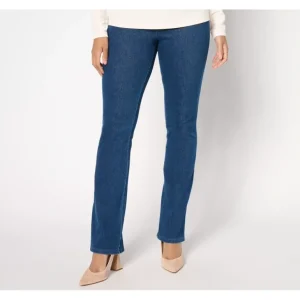 Women With Control Prime Stretch Denim Petite Boot Cut Pant - a world of fashionable women's clothing, including a wide selection of dresses and trendy accessories.> Hat
