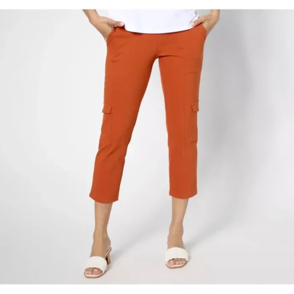 Shop All<Women With Control Prime Stretch Regular Denim Cargo Pants - a world of fashionable women's clothing, including a wide selection of dresses and trendy accessories.