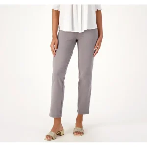 Fashion<Women With Control Regular Cotton Jersey Pull On Slim Pants - a world of fashionable women's clothing, including a wide selection of dresses and trendy accessories.