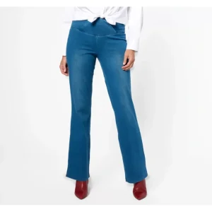 Women with Control Regular Elite Prime Stretch Denim Flare Pants - a world of fashionable women's clothing, including a wide selection of dresses and trendy accessories.> Hat
